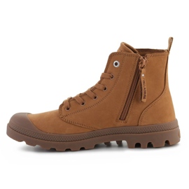 Buty Palladium Pampa Hi Zip M 06440-237-M brązowe 4