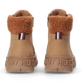 Buty Tommy Hilfiger Lace-Up Bootie Cognac W T3A5-33053-1628582-582 brązowe 4