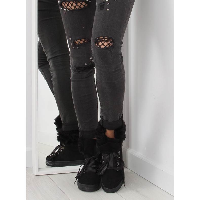 Śniegowce traperki czarne GF-179 black 2