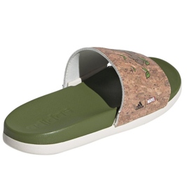 Klapki adidas Adilette Comfort Jr ID8029 zielone 4