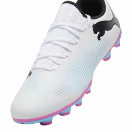 Buty Puma Future 7 Play FG/AG M 107723 01 białe 5