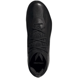 Buty piłkarskie adidas X Crazyfast.1 Fg Jr IE6636 czarne 7