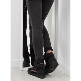 Trampki ocieplane czarne BOK-1103 black 1