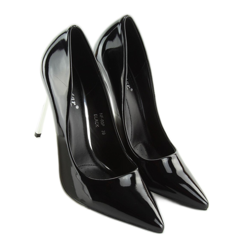 Czółenka Silver Heels czarne NF03 Black 2