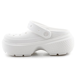 Klapki Crocs Stomp Clog 209347-0WV białe 5
