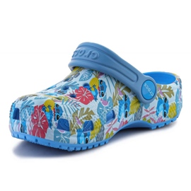 Klapki Crocs Toddler's Disney Stitch Classic Clog 209471-4TB niebieskie 4