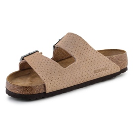 Klapki Birkenstock Arizona Bs M 1027075 beżowy 4