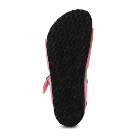 Sandały Birkenstock Kumba Shiny Lizard 1026907 fioletowe 5