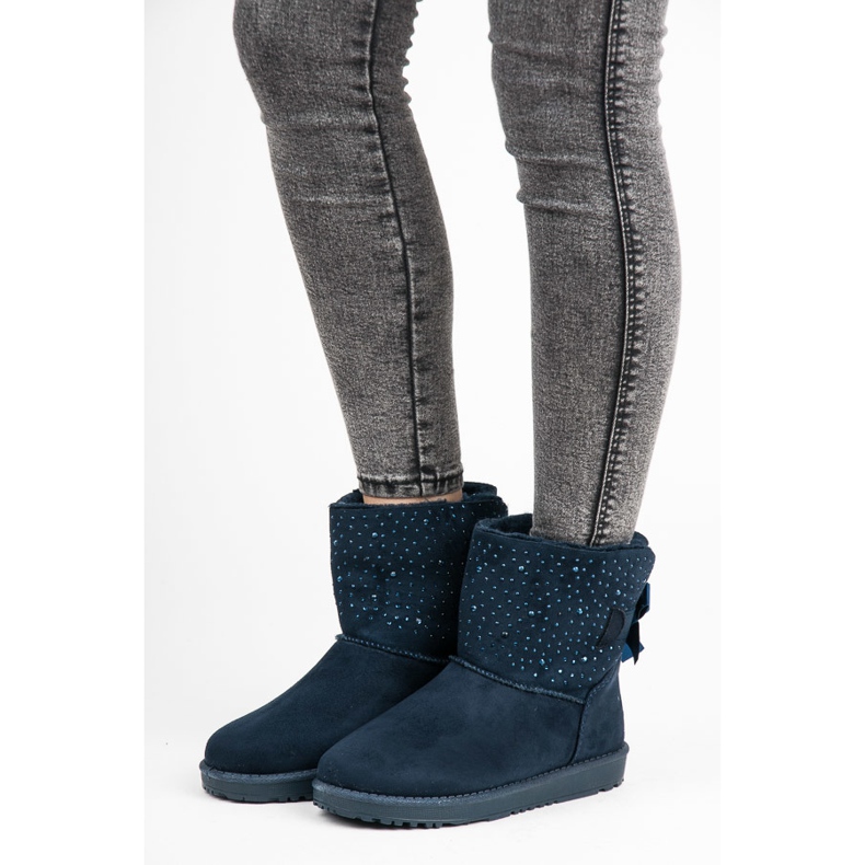 Granatowe mukluki niebieskie 1