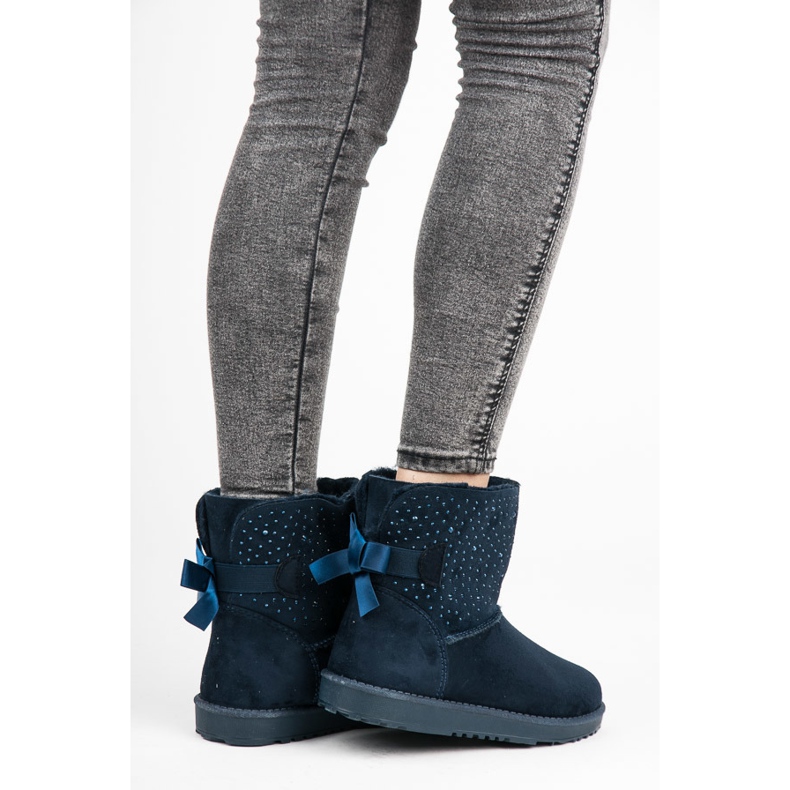 Granatowe mukluki niebieskie 2