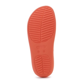 Klapki Crocs Getaway Platform H-Strap  209409-84F pomarańczowe 5