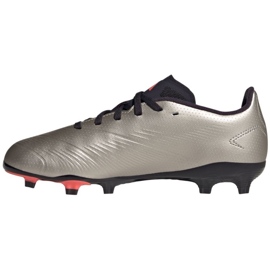 Buty piłkarskie adidas Predator League Fg IF6354 srebrny 4