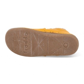 Buty ocieplane Froddo na rzepy zimowe (G2110113-7) żółte 3