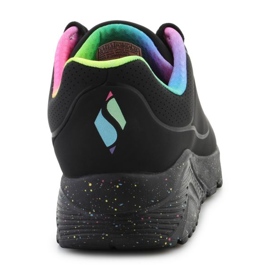 Buty Skechers Uno Lite Rainbow Speckle 310456L-BKMT czarny czarne 4