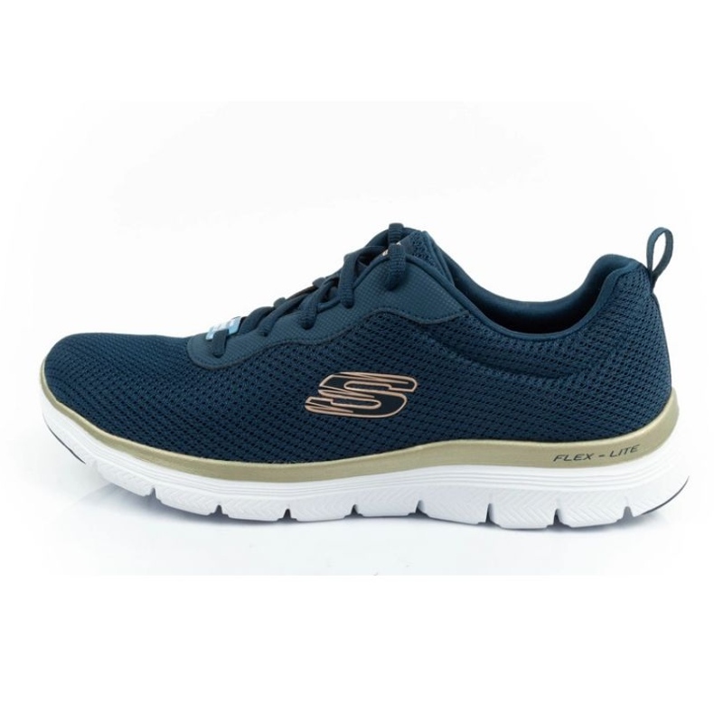 Buty Skechers Flex Appeal 4.0 Brillant View 149303/NVGD niebieskie 1