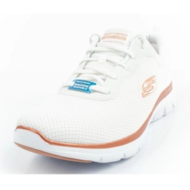 Buty Skechers Flex Appeal 4.0 Brillant View 149303/WTRG białe 7