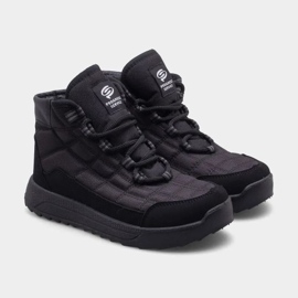 Buty damskie zimowe śniegowce Progress PROGJ-24-152 czarne 2