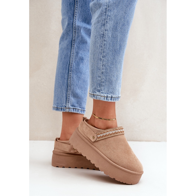 Śniegowce Model Selithria PL361 Beige - Step in style beżowy 1