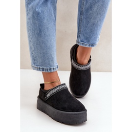 Śniegowce Model Selithria PL361 Black - Step in style czarne 1