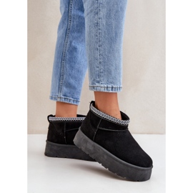 Śniegowce Model Heslania HY877 Black - Step in style czarne 1