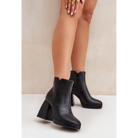 Botki Model Selarae LQ-48 Black - Step in style czarne 1