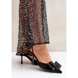 Szpilki Model Selatea SQC-118 Black - Step in style czarne 1