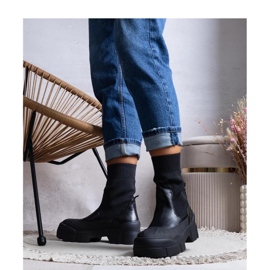 Czarne botki damskie Conta - Solea 1