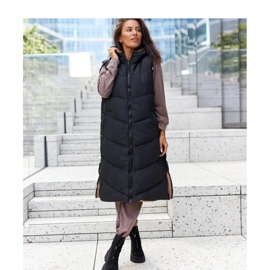 Czarne botki na zamek ocieplane wykonane z eko-zamsz 1