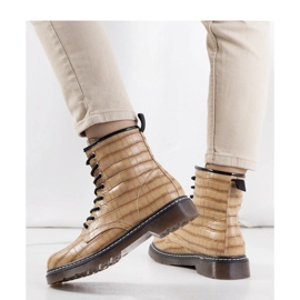 Brązowe traperki damskie Norte - Solea 1