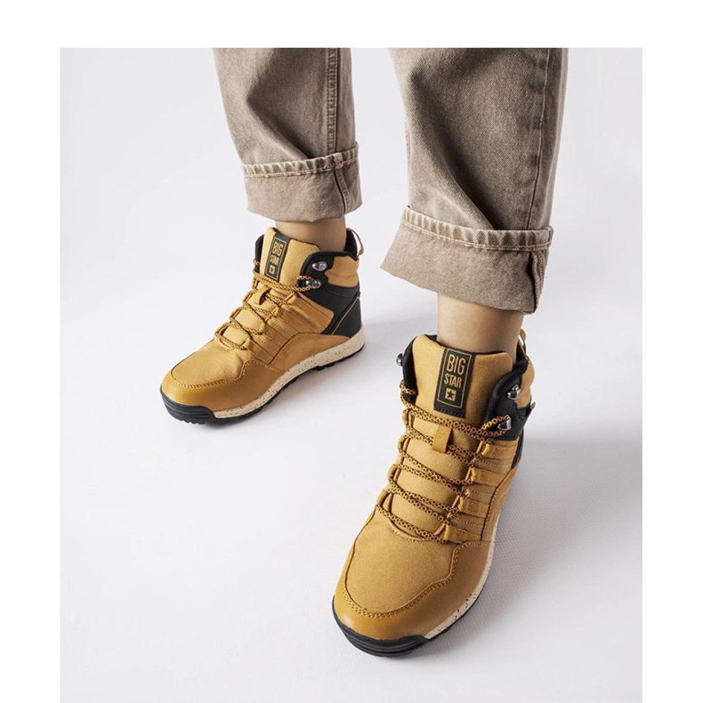 Brązowe trapery Big Star KK274609 2