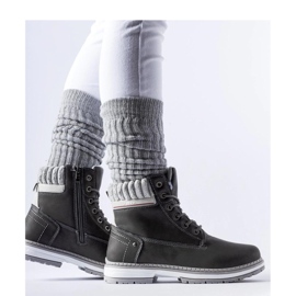 Szare ocieplane traperki 1