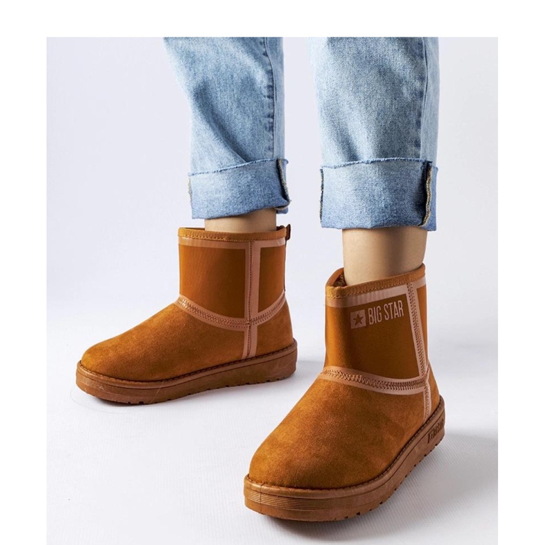 Brązowe śniegowce Big Star KK274612 1