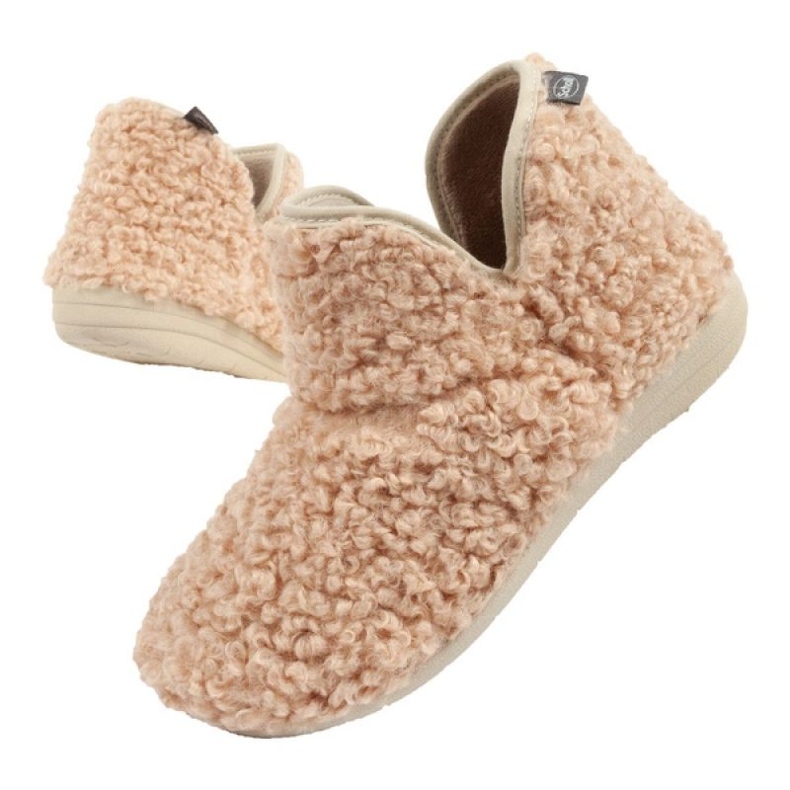 Kapcie Scholl Maddy Bootie F309091002 beżowy 1