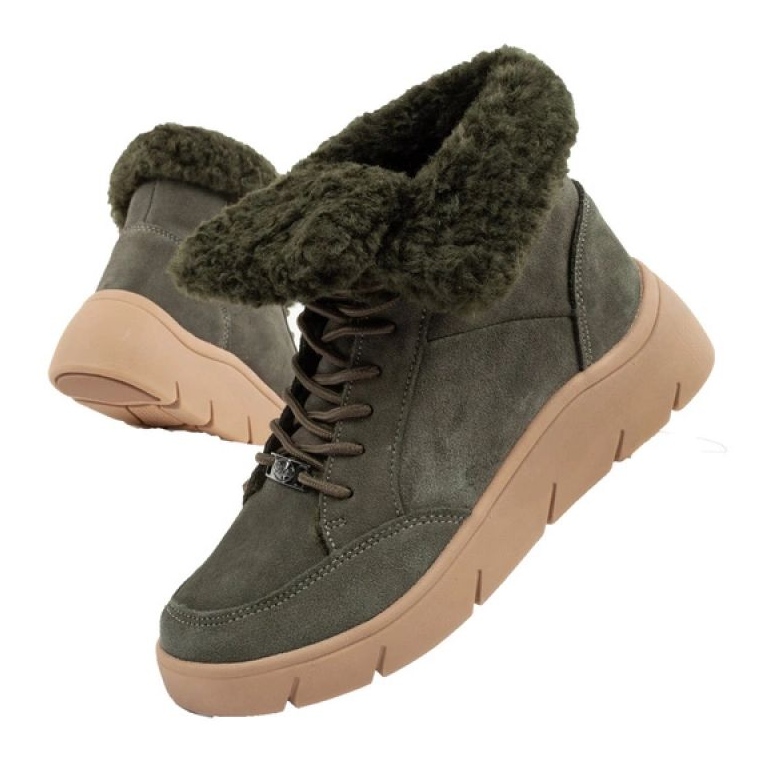 Buty Scholl Stelvio botki F302321020 zielone 1