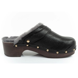 Klapki drewniaki Scholl Iconic F298121004 czarne 3