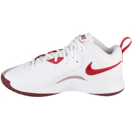 Buty do siatkówki Nike Hyperset 2 FQ7070-106 białe/czerwone 1