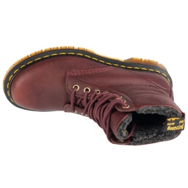Buty Dr. Martens 1460 DM31873600 ocieplane bordowe czerwone 2