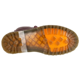 Buty Dr. Martens 1460 DM31873600 ocieplane bordowe czerwone 3