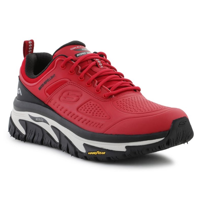 Buty Skechers Arch Fit Road Walker Recon 37333-RDBK czerwone 1