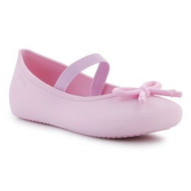 Sandały Crocs Brooklyn Bow Flat K Jr 210136-6GD różowe 2