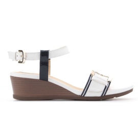 Buty na koturnie Geox D Marykarmen D D828QD 05402 C0899 białe 1