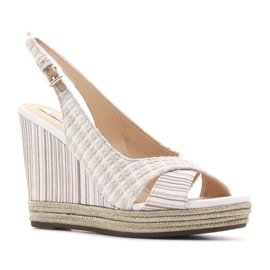 Buty na koturnie Geox D Janira F W D82P6F 0AW11 C5555 2