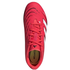 Buty piłkarskie adidas Predator League FG/MG ID3750 czerwone 1
