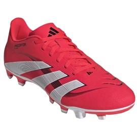 Buty piłkarskie adidas Predator Club FG/MG ID1326 czerwone 1