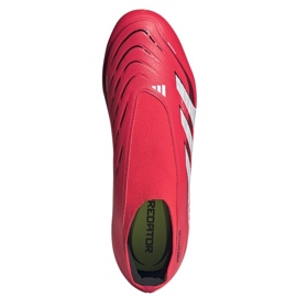 Buty piłkarskie adidas Predator League Ll FG/MG ID3859 czerwone 2