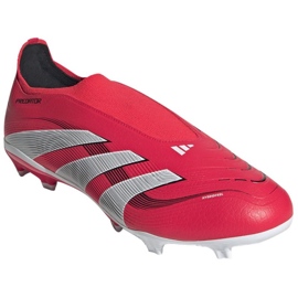 Buty piłkarskie adidas Predator League Ll FG/MG ID3859 czerwone 3