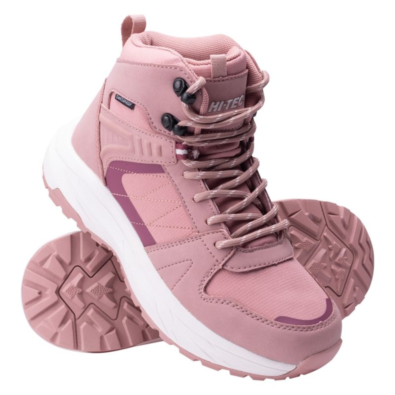 Hi-Tec Buty trekkingowe Rozes Mid Wp WO’S z membraną różowe 1