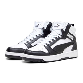 Buty Puma Rebound V6 392326-01 biało-czarne 1