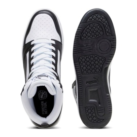 Buty Puma Rebound V6 392326-01 biało-czarne 3