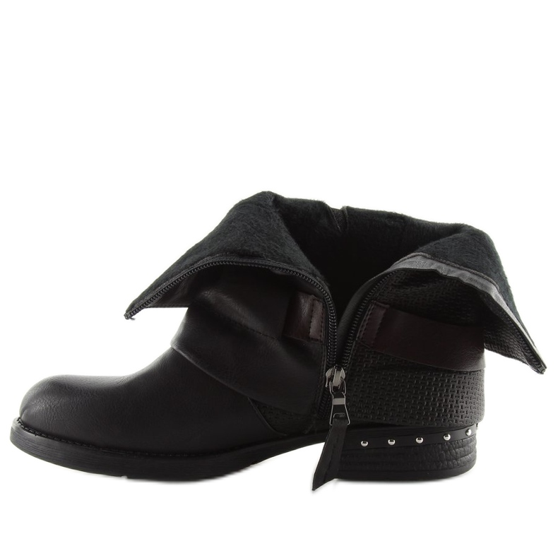 Botki militarne czarne 5728 black 2